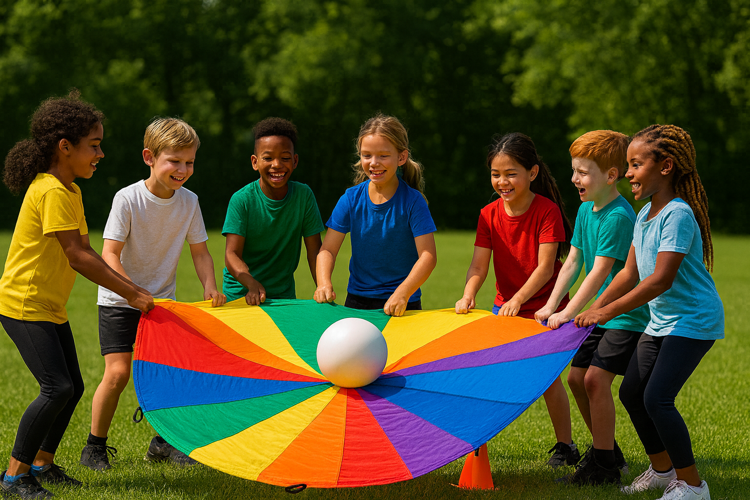Jeux de coopération en groupe