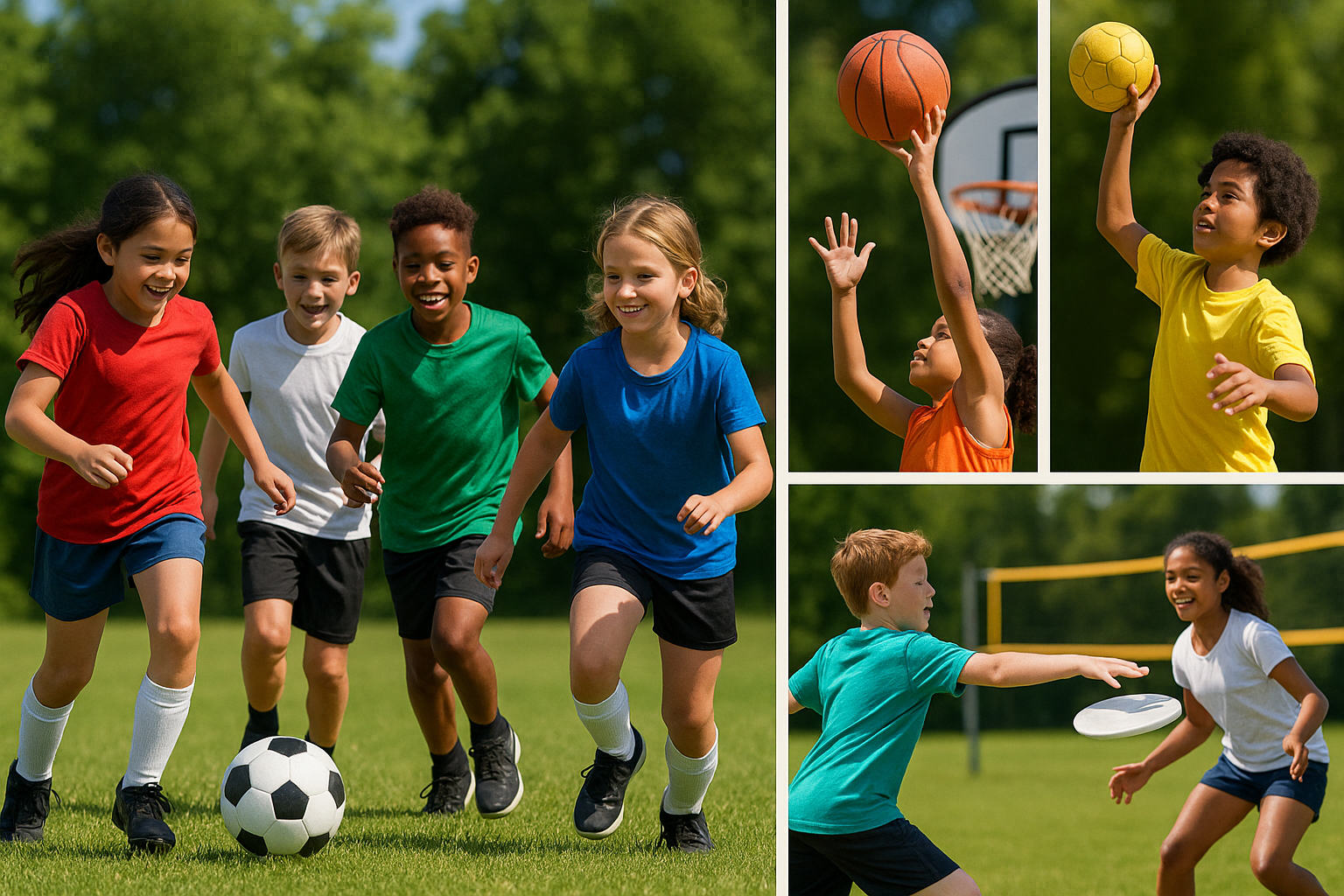Interventions sportives éducatives dans les écoles pour sensibiliser les jeunes au sport.