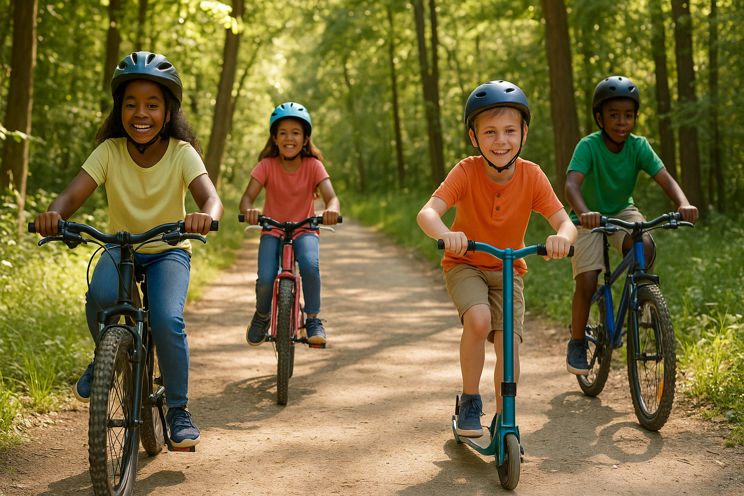 Sortie vélo en groupe